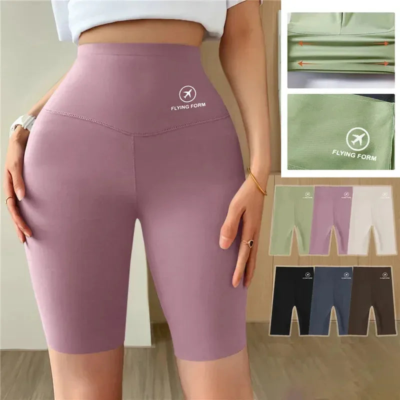 Push up biker shorts for gym fitness