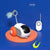Quiet rolling cat toy for home use