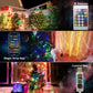 RGBIC Bluetooth fairy string lights with app remote control dream color LED lights for Christmas tree garden bedroom party decor