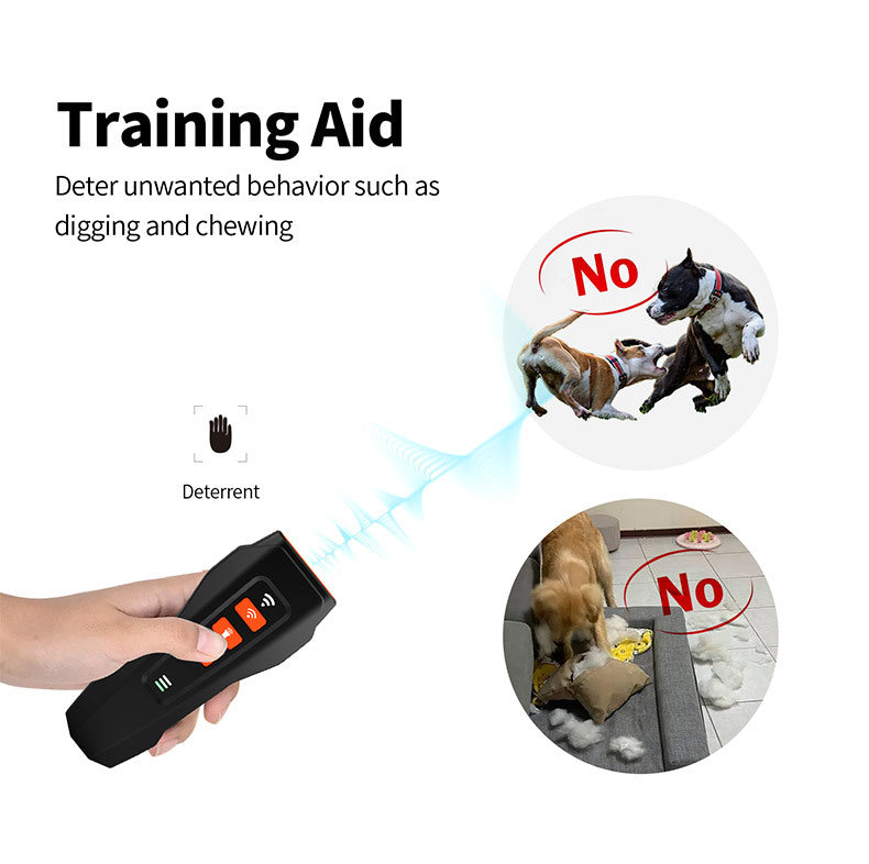 Rechargeable ultrasonic dog bark stopper