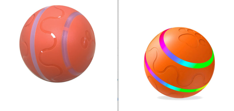 Rechargeable cat exercise ball toy