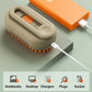 Rechargeable electric pet hair brush for cats and dogs