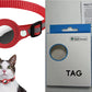 Reflective cat collar with secure AirTag case for daily wear