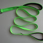 Reflective dog leash with two handles