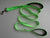 Reflective dog leash with two handles
