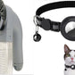 Reflective nylon cat collar with waterproof tracking holder