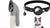 Reflective nylon cat collar with waterproof tracking holder