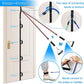 Resistance band door anchor used for chest workout