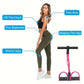 Resistance band exerciser for arm and chest training