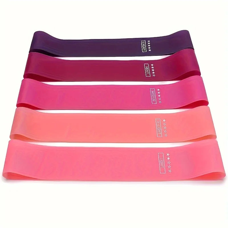  Resistance bands set with different strength levels