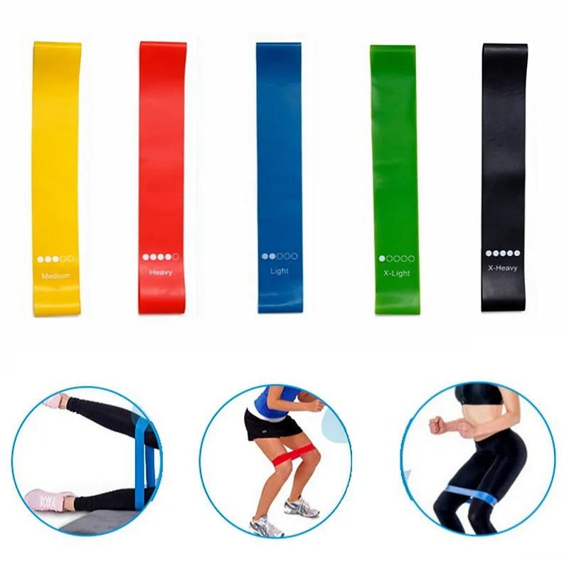 Resistance loop bands for stretching and body shaping