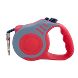 Retractable dog leash with one-button lock