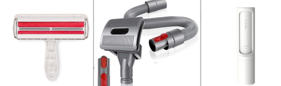 Reusable lint roller removing pet hair from clothing