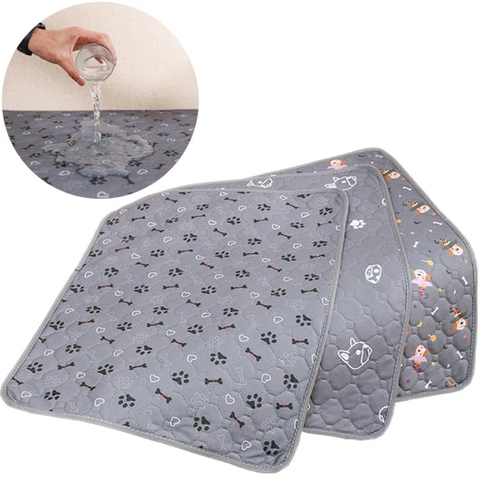 Reusable washable dog pee pad for puppy training