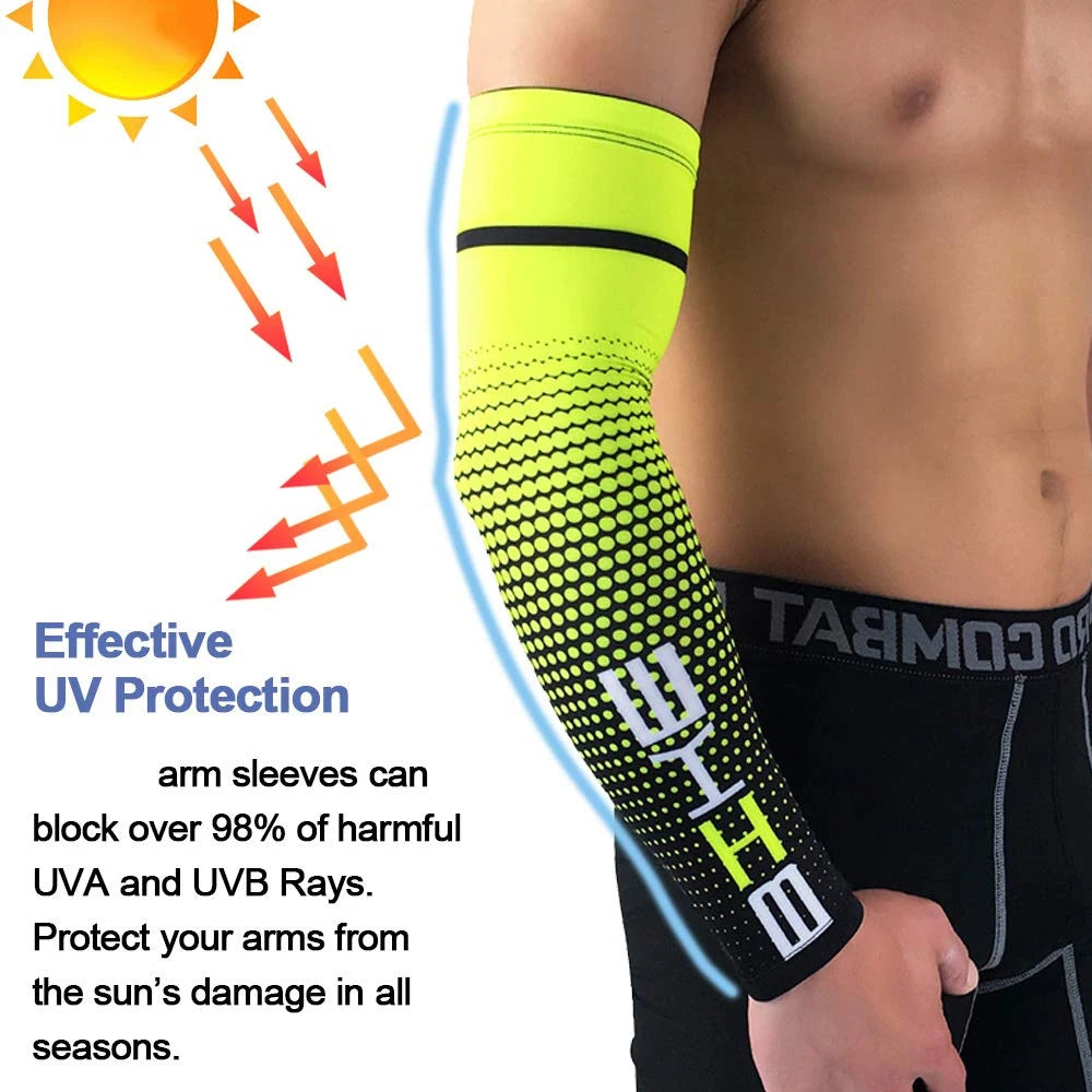 Running sports arm cooling sleeves