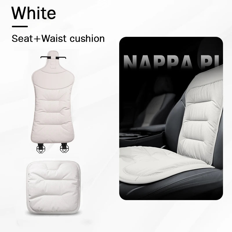Universal leather car seat waist cushion cover for car seat protection and comfort