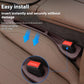 Car seat gap plug storage box and leak resistant strip for car interior