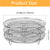 Non-stick air fryer basket baking tray for chips fries and fried foods