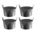 Silicone cupcake molds non-stick reusable heat resistant baking cups for muffins and desserts