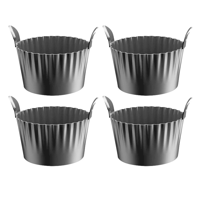 Silicone cupcake molds non-stick reusable heat resistant baking cups for muffins and desserts