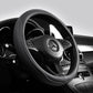 Napa leather perforated non-slip car steering wheel cover
