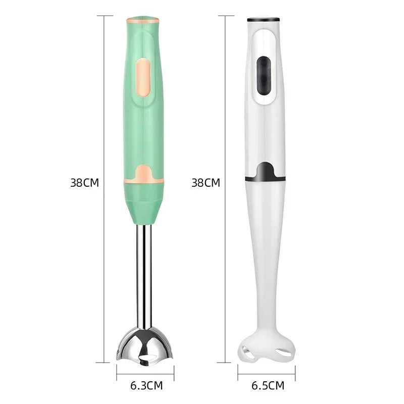400W green immersion hand stick blender electric food and vegetable grinder