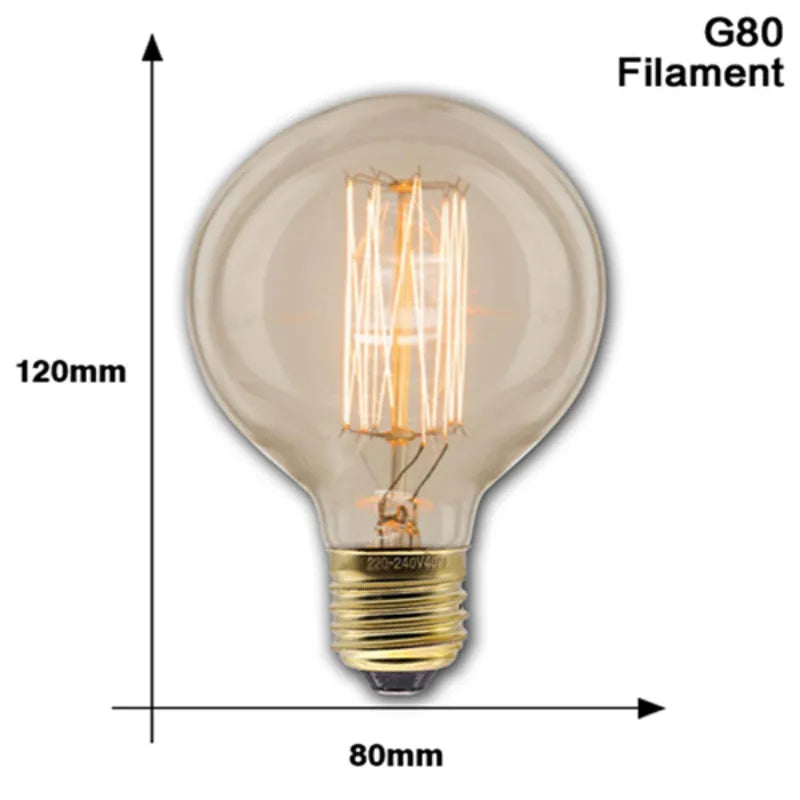 vintage Edison filament light bulb E27 ampoule style incandescent bulb for bedroom living room cafe restaurant home decor lighting