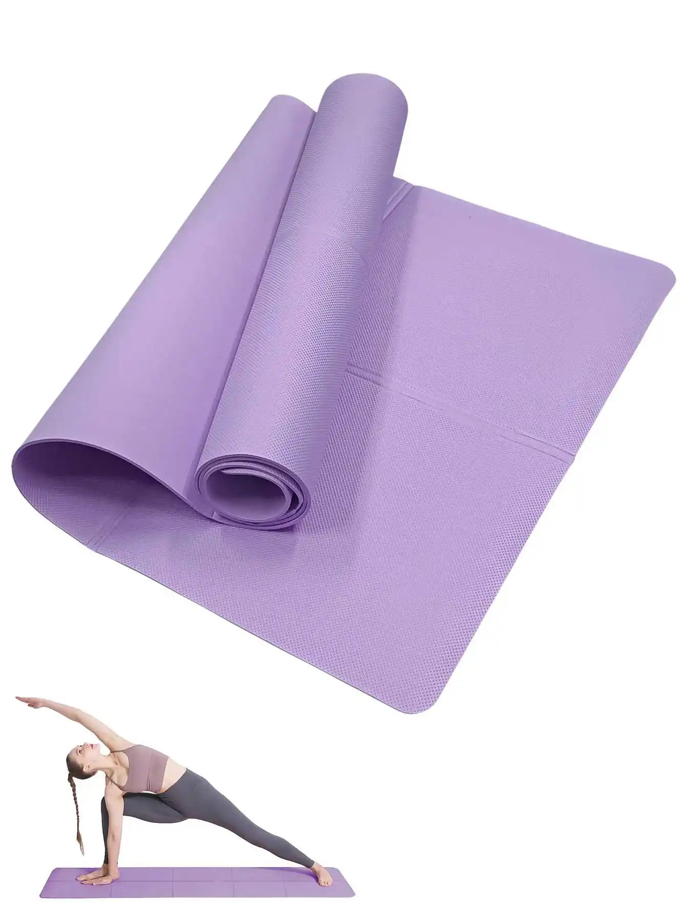 Non-Slip Yoga Mat for Pilates, Fitness & Home Workouts