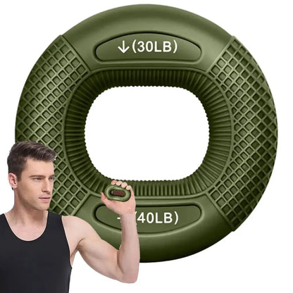 Silicone Hand Grip Strengthener Ring for Finger & Wrist Exercise