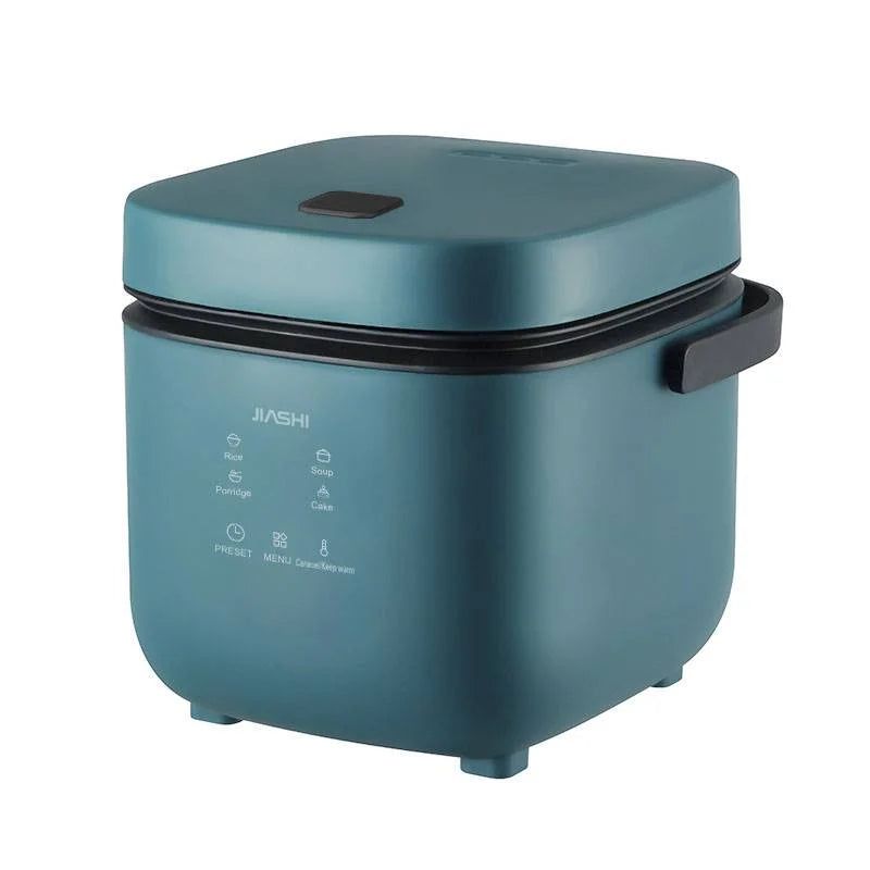 Mini 1.2L electric rice cooker for 1-2 people with non-stick inner pot and measuring cup
