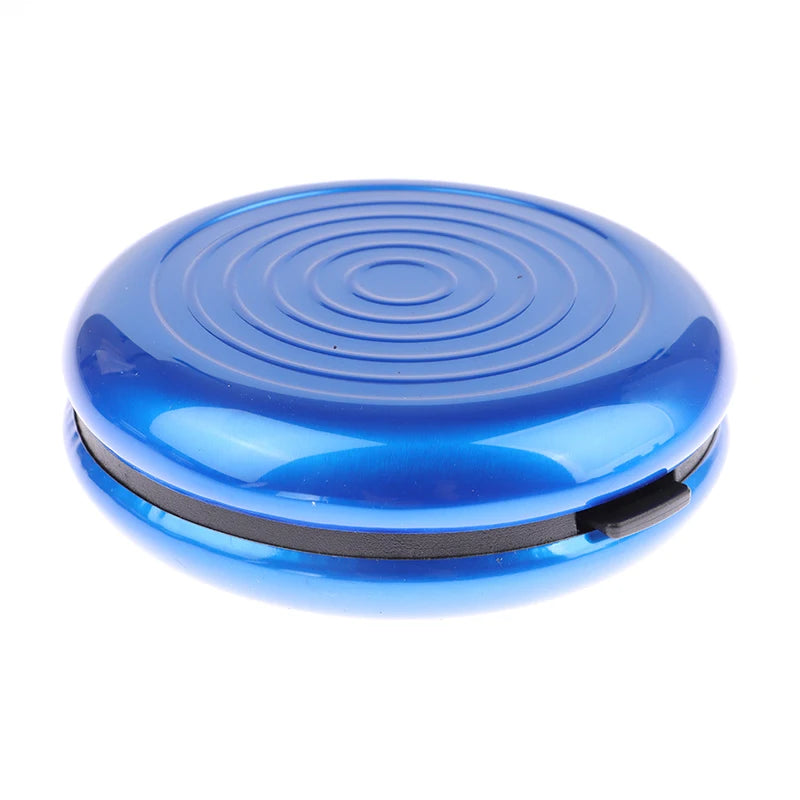Round coin dispenser storage box for USD and Euro coins