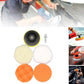 Car body polishing pad kit with sponge wool pads back plate and drill adapter for waxing and scratch cleaning