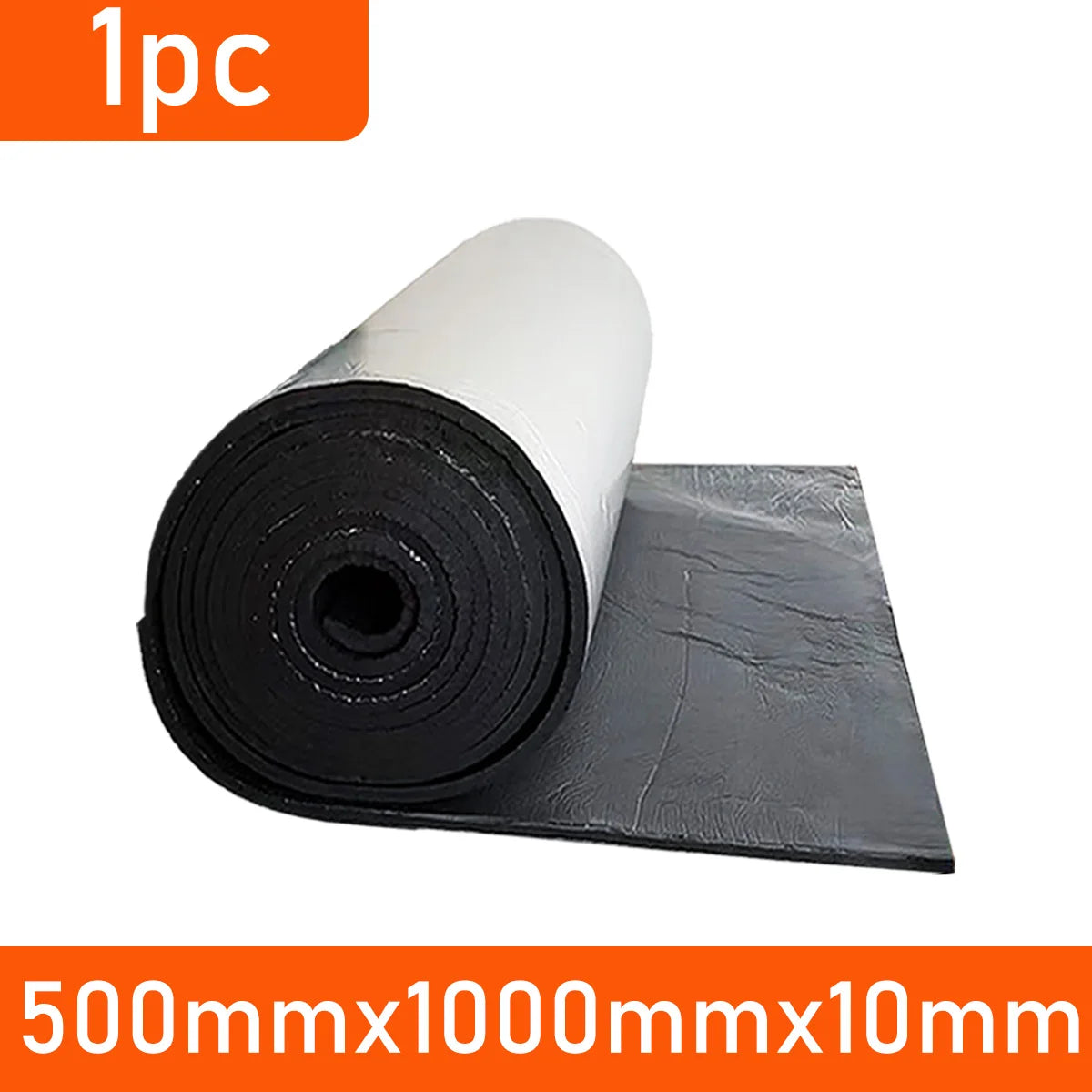 Self-adhesive car soundproof insulation pad for engine hood and door noise reduction