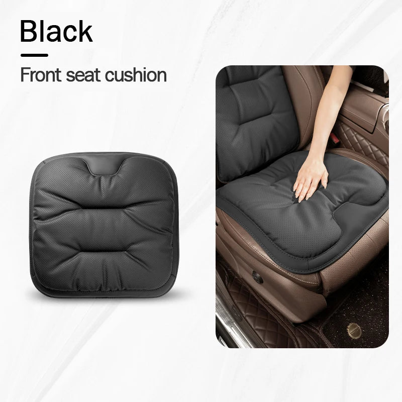Universal leather car seat waist cushion cover for car seat protection and comfort
