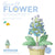 mini flower building block set with colorful potted plant designs micro self locking bricks DIY home desk decor toy gift