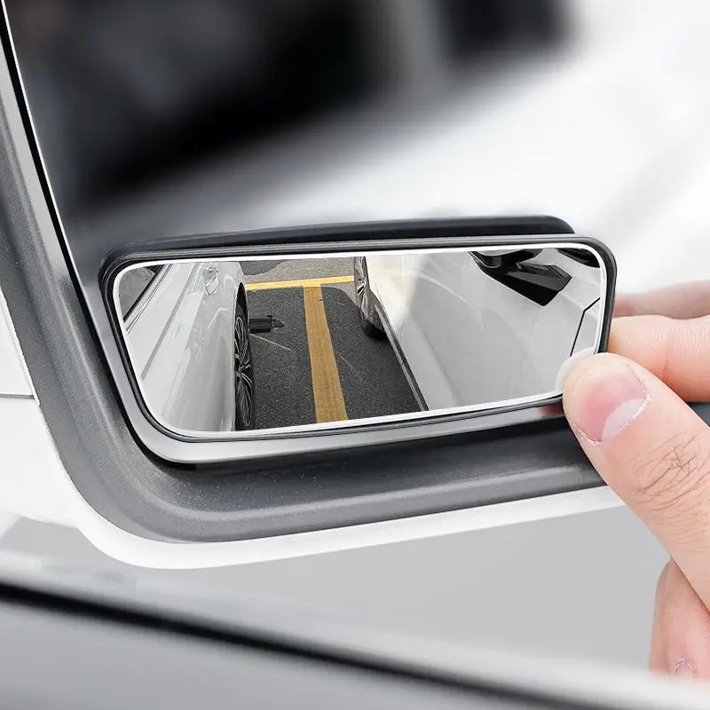 Car auxiliary rearview convex blind spot mirror wide angle adjustable side mirror