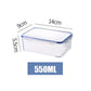 Transparent refrigerator storage box plastic food containers for kitchen organization