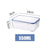 Transparent refrigerator storage box plastic food containers for kitchen organization