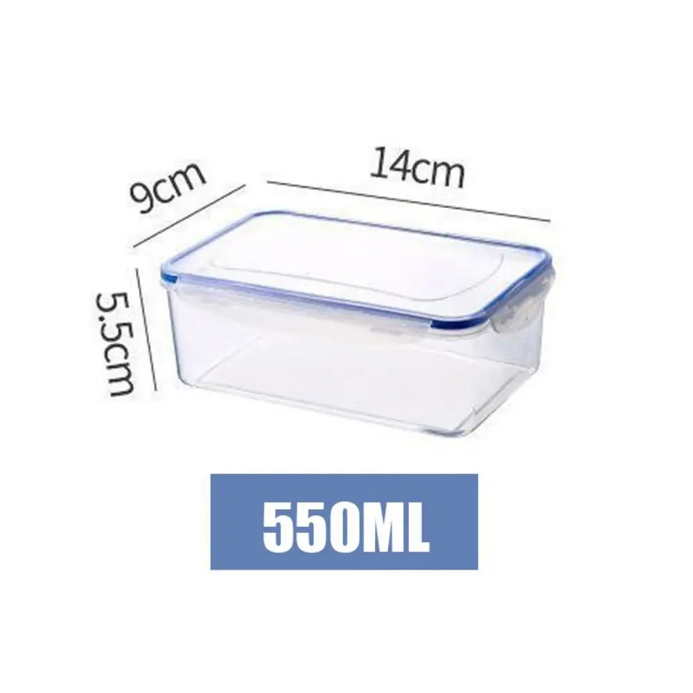 Transparent refrigerator storage box plastic food containers for kitchen organization