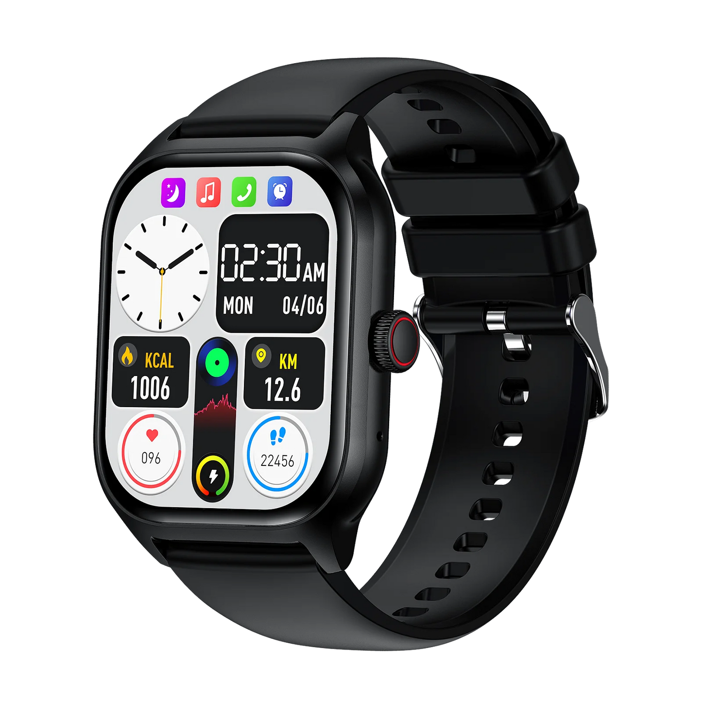 Touch Dial Bluetooth Fitness Tracker Smartwatch