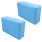 2PCS EVA Yoga Blocks for Pilates, Stretching & Fitness Training