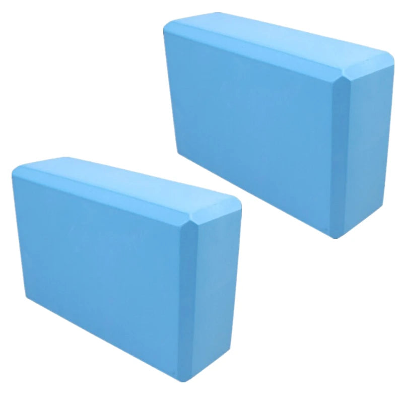 2PCS EVA Yoga Blocks for Pilates, Stretching & Fitness Training