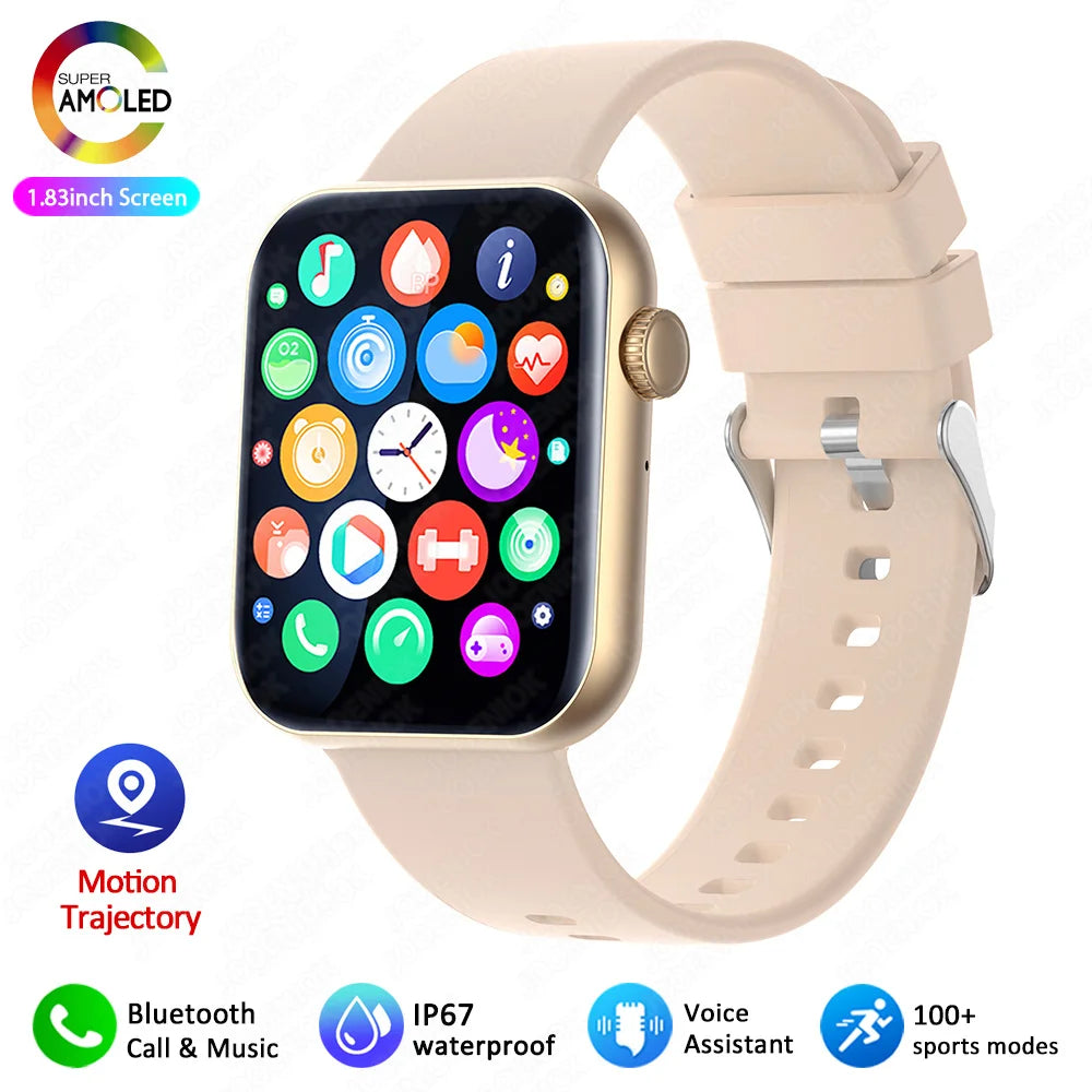 Waterproof Bluetooth Smart Watch with Heart Rate & Fitness Tracker
