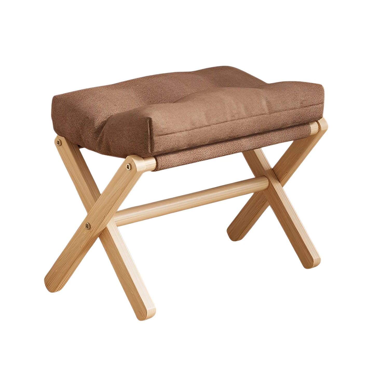 solid wood shoe changing stool and footrest bench for sofa and entryway