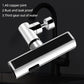 Splash proof kitchen faucet extender with waterfall water outlet and 360 degree rotation