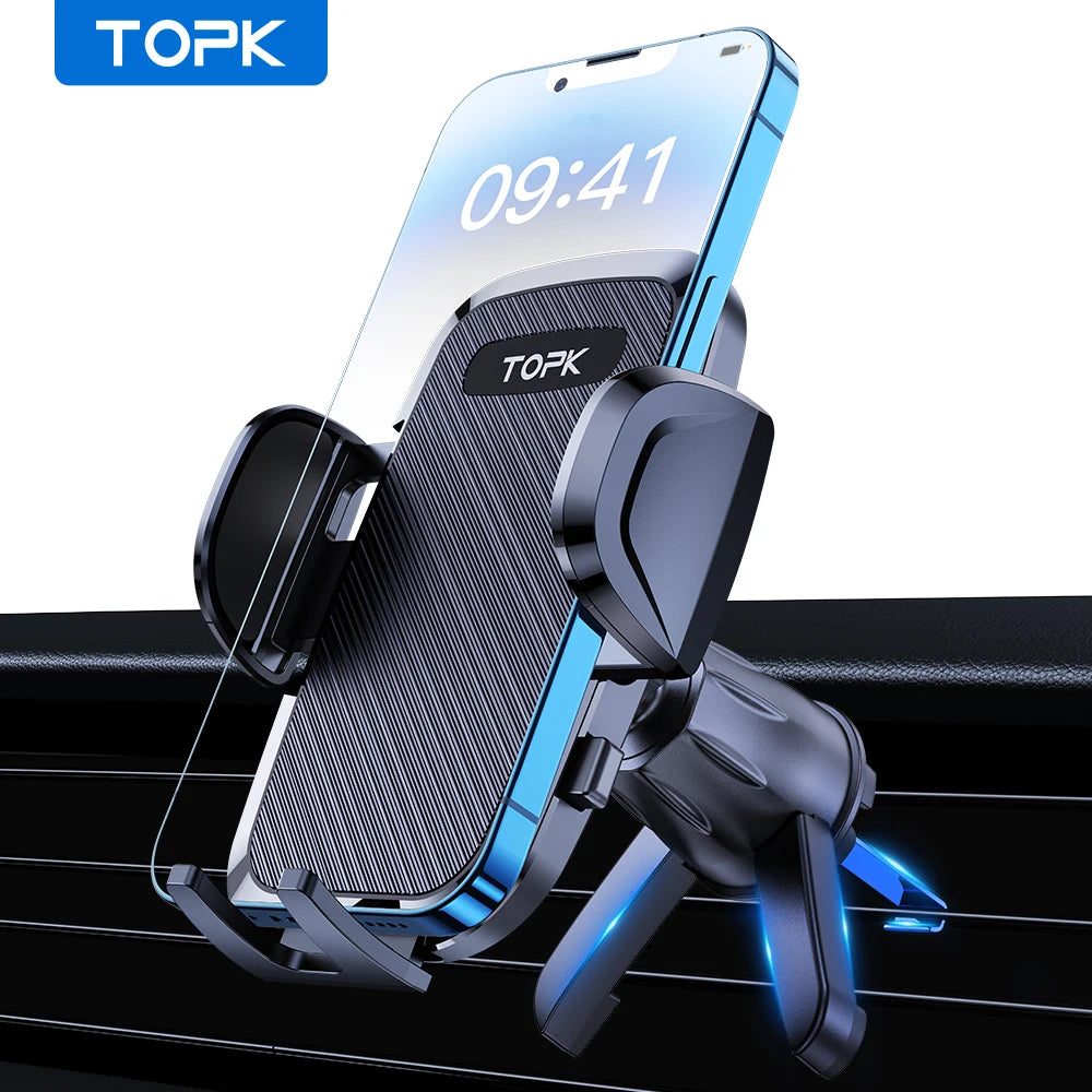Car air vent phone holder 360 degree rotating magnetic mobile mount