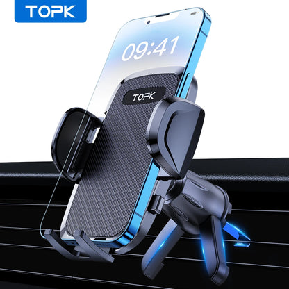 Car air vent phone holder 360 degree rotating magnetic mobile mount