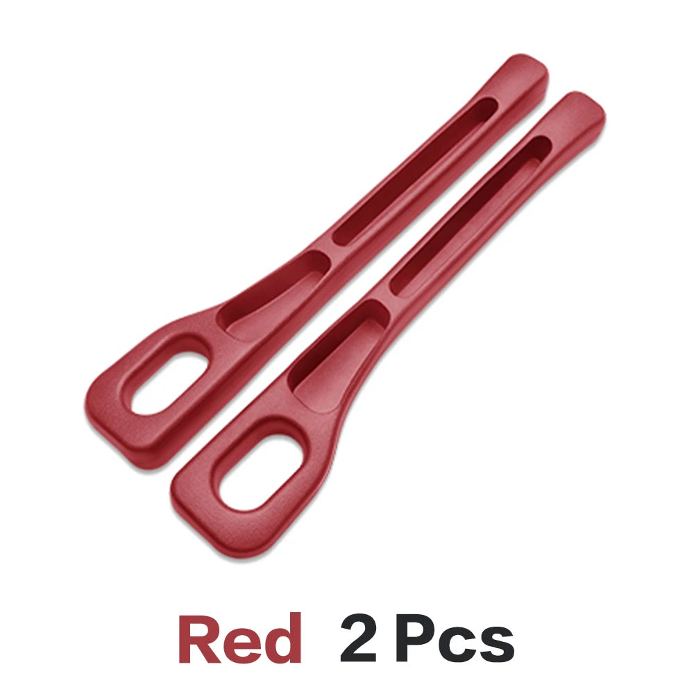 2PCS black rubber car seat gap filler console organizer storage box