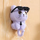 Cute cartoon cat waterproof wall hooks for keys and home decoration