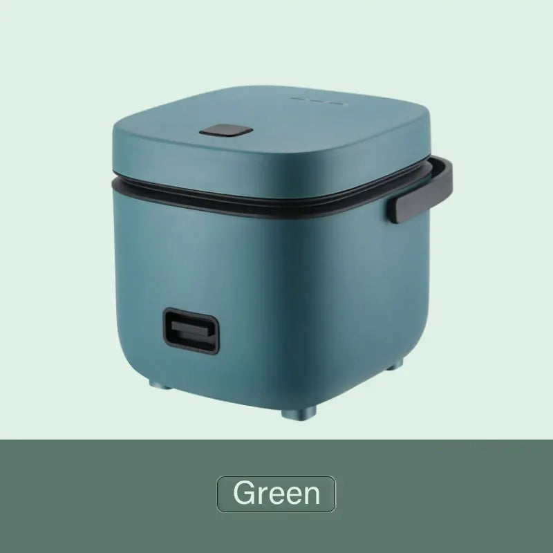 Mini 1.2L electric rice cooker for 1-2 people with non-stick inner pot and measuring cup